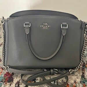 Coach Gray Leather Women's Bag